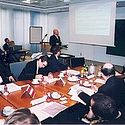 Der erste Workshop fand in beschaulicher Runde statt. Der erste Workshop fand in beschaulicher Runde statt.