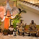 Unsere Kunden wurden mit afrikanischen Klängen empfangen. Unsere Kunden wurden mit afrikanischen Klängen empfangen.