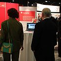 Der gemeinsame Stand war gut gefüllt.