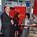 Die Nord / LB und die Sparkasse Hannover stellten einen Gemeinschaftsstand
