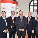Auch u.a. DSGV Präsident Georg Fahrenschon (Mitte) folgten der Einladung